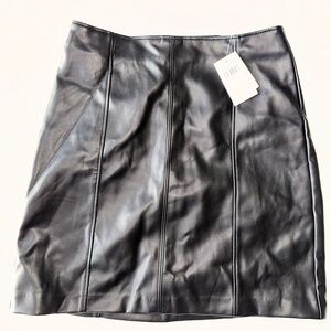 A&F vegan leather skort